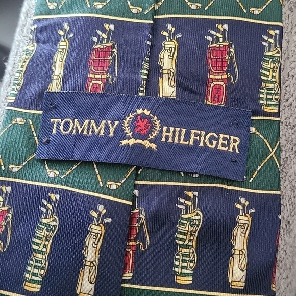 Tommy Hilfiger Grampa Men Necktie Golf Print - Picture 5 of 7